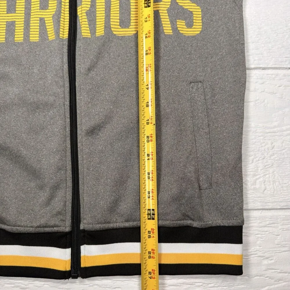 Golden State Warriors Stephen Curry #30 Full Zip Track Jacket NBA S Black Gray
